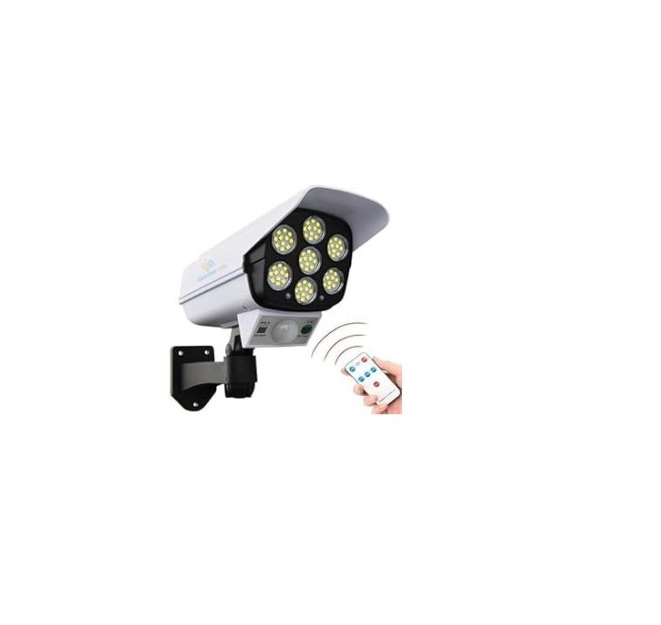 Solar 77 LED Security Light With Motion Sensor & Remote - Outdoor Wall Lamp, 3000LM, IP65 Waterproof, 2025 Model